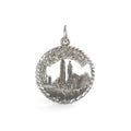 Atlanta Skyline Open Rope Disc Charm(3729)