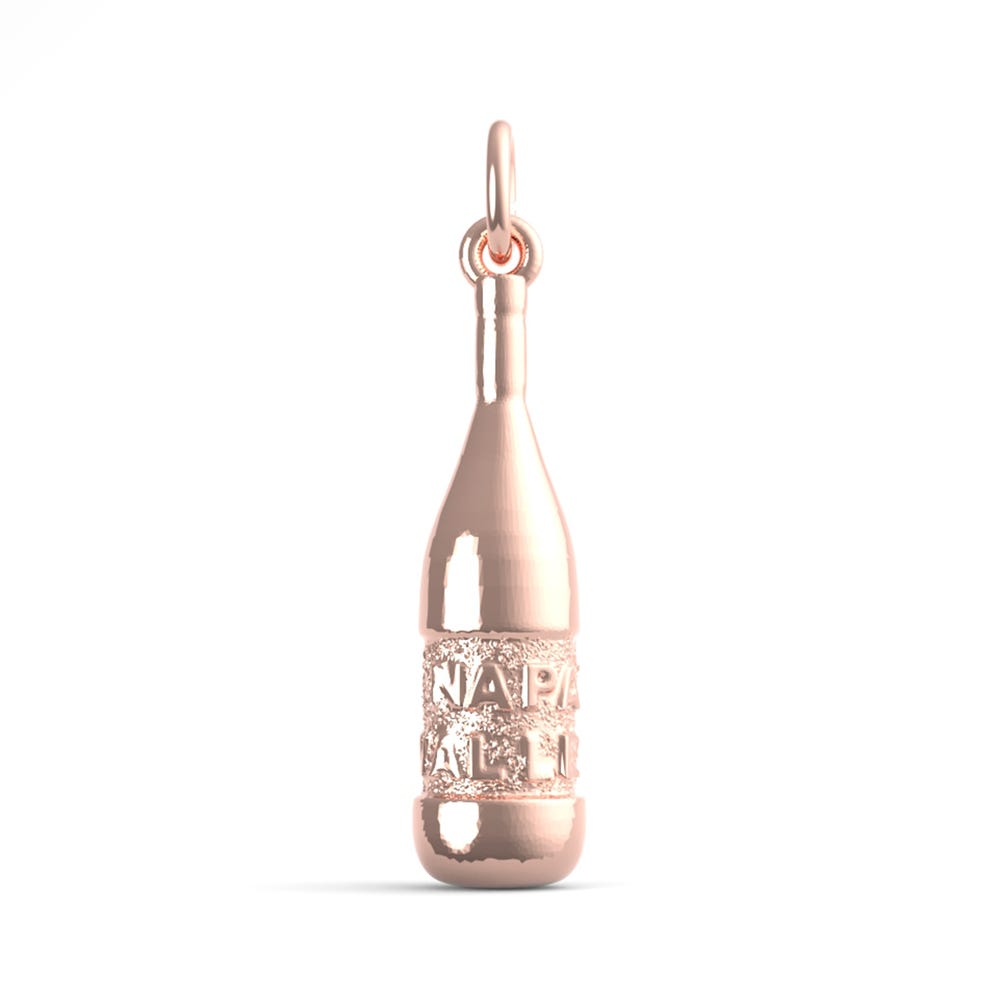 Napa Valley Wine Bottle Charm(2962)