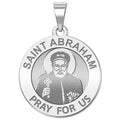 Saint Abraham Religious Round Medal