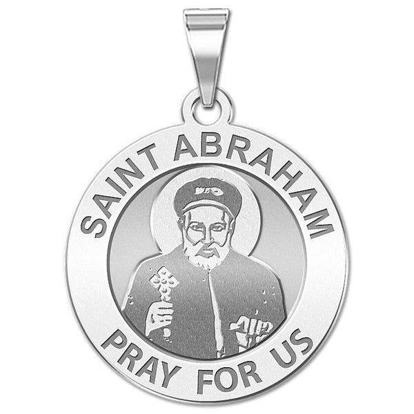 Saint Abraham Religious Round Medal