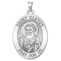 Saint Cletus Religious Medal - Oval