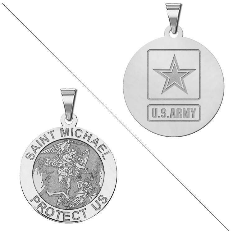Saint Michael Doubledside ARMY Religious Medal "EXCLUSIVE"