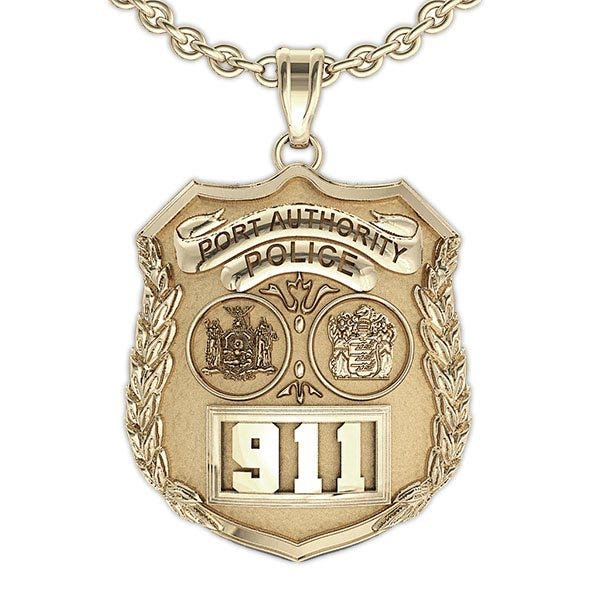 Personalized NY/NJ Port Authority Police Badge with Your Number