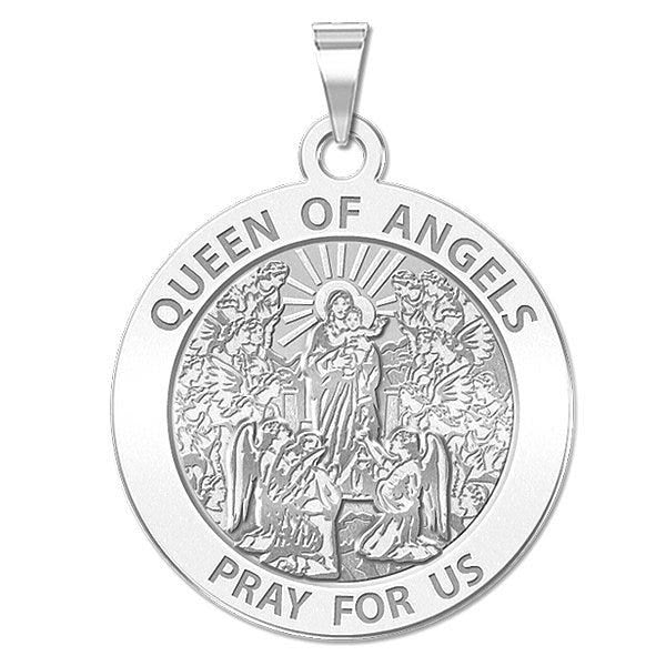Queen of Angels Religious Medal