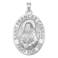 Saint Frances Cabrini Oval Religious Medal