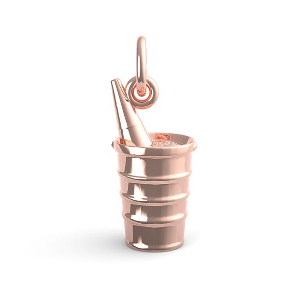 Champagne Bucket Charm(Style 8158)
