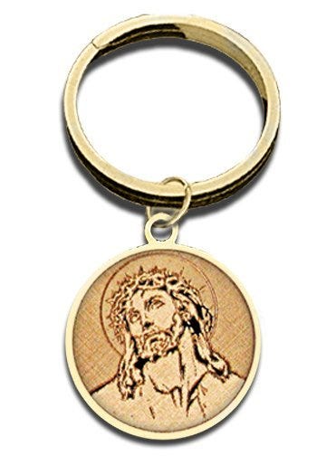 Ecce Homo Jesus Religious Engravable Keychain