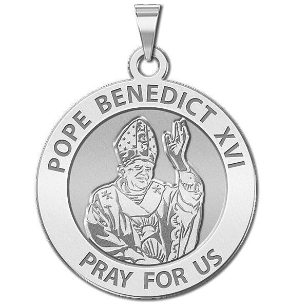 Pope Benedict XVI Round Religious Medal "EXCLUSIVE"