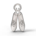 Pair of Ballet Shoes Accent Charm(0448)