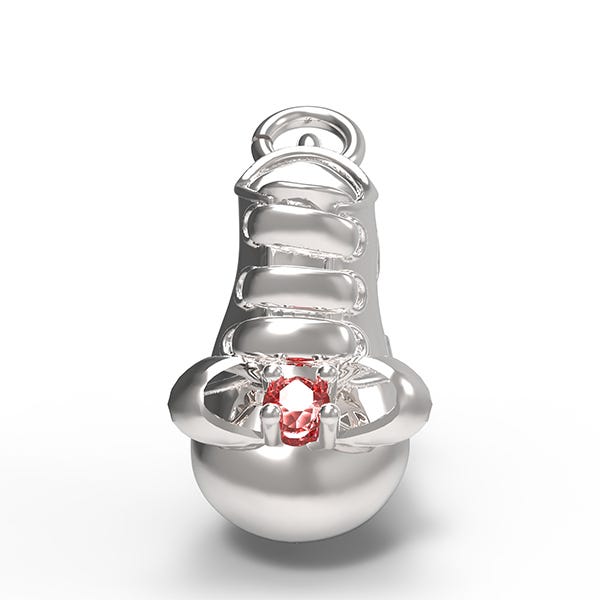 July Baby Bootie Charm