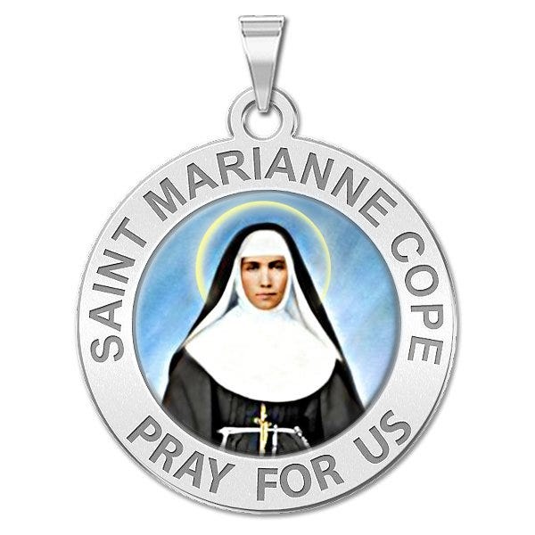 Saint Marianne Cope Religious Color Medal "EXCLUSIVE"