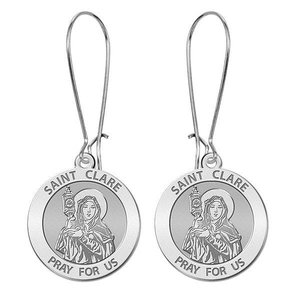 Saint Clare of Assisi Earrings "EXCLUSIVE"