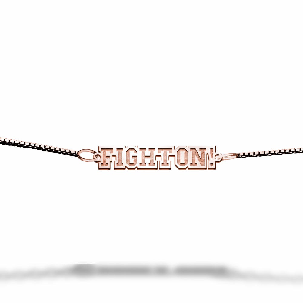 USC Block Fight On Bracelet