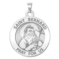 Saint Bernard of Menthon Round Religious Medal