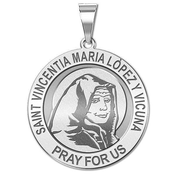 Saint Vincentia Maria Lopez y Vicuna Religious Medal "EXCLUSIVE"