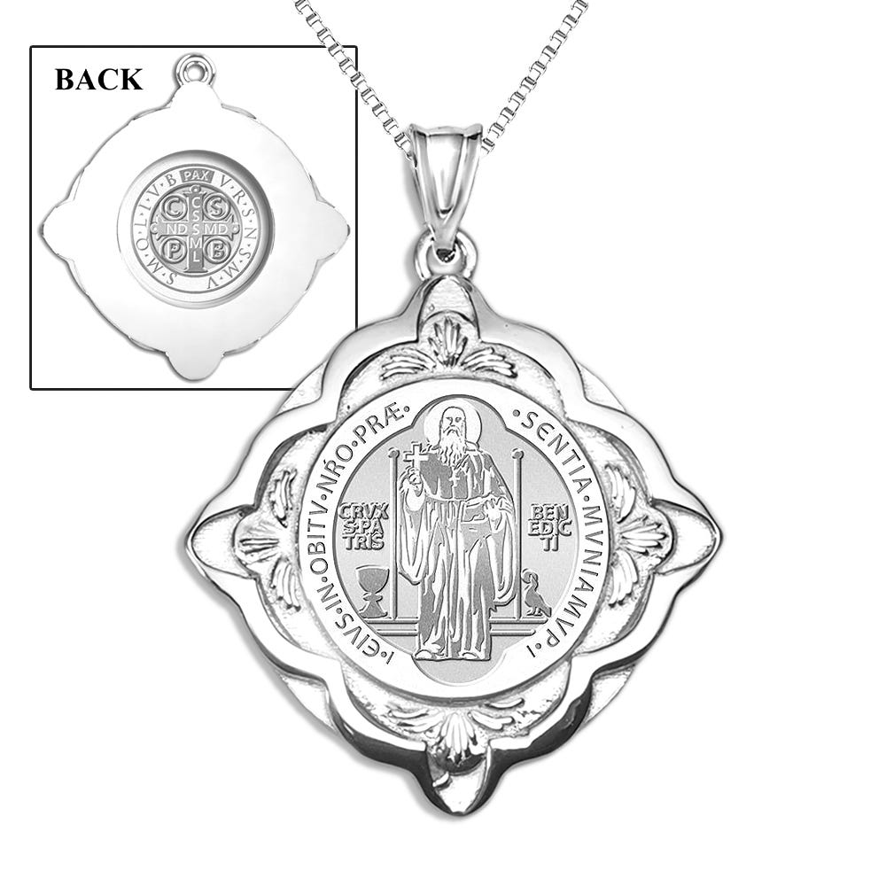 Saint Benedict Jubilee Cathedral Round Religious Medal