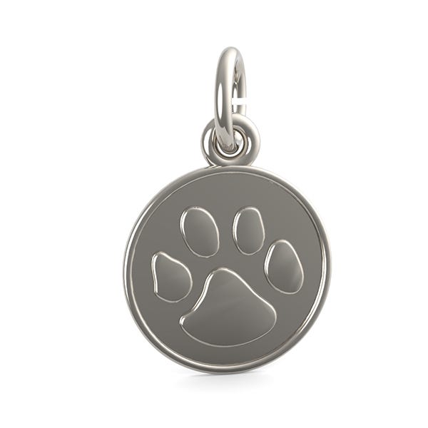 Large Paw Print Charm