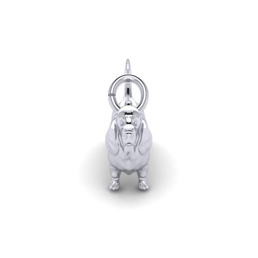 Basset Hound Dog Charm