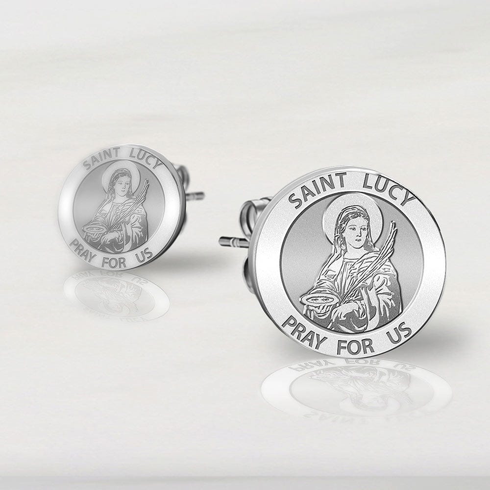 Pair of Saint Lucy Earrings