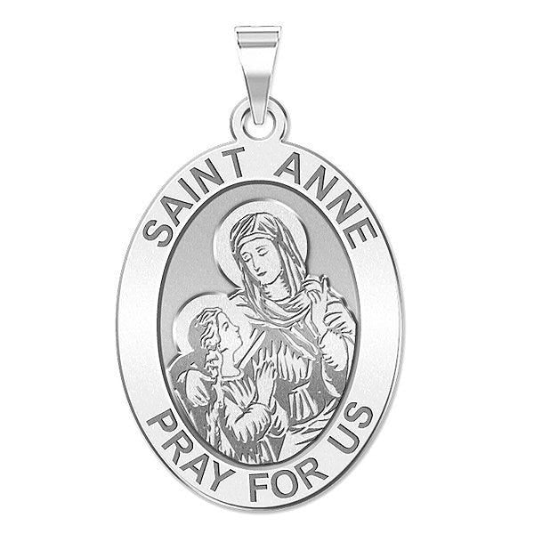 Saint Anne Oval Religious Medal