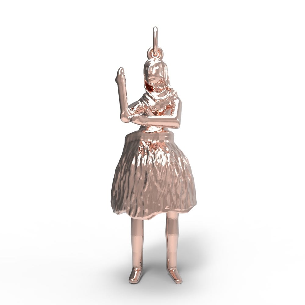 Hula Dancer Charm