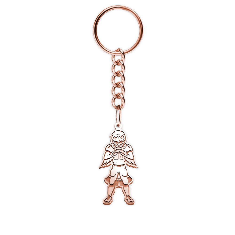 Swoop the Red-Tailed Hawk Keychain