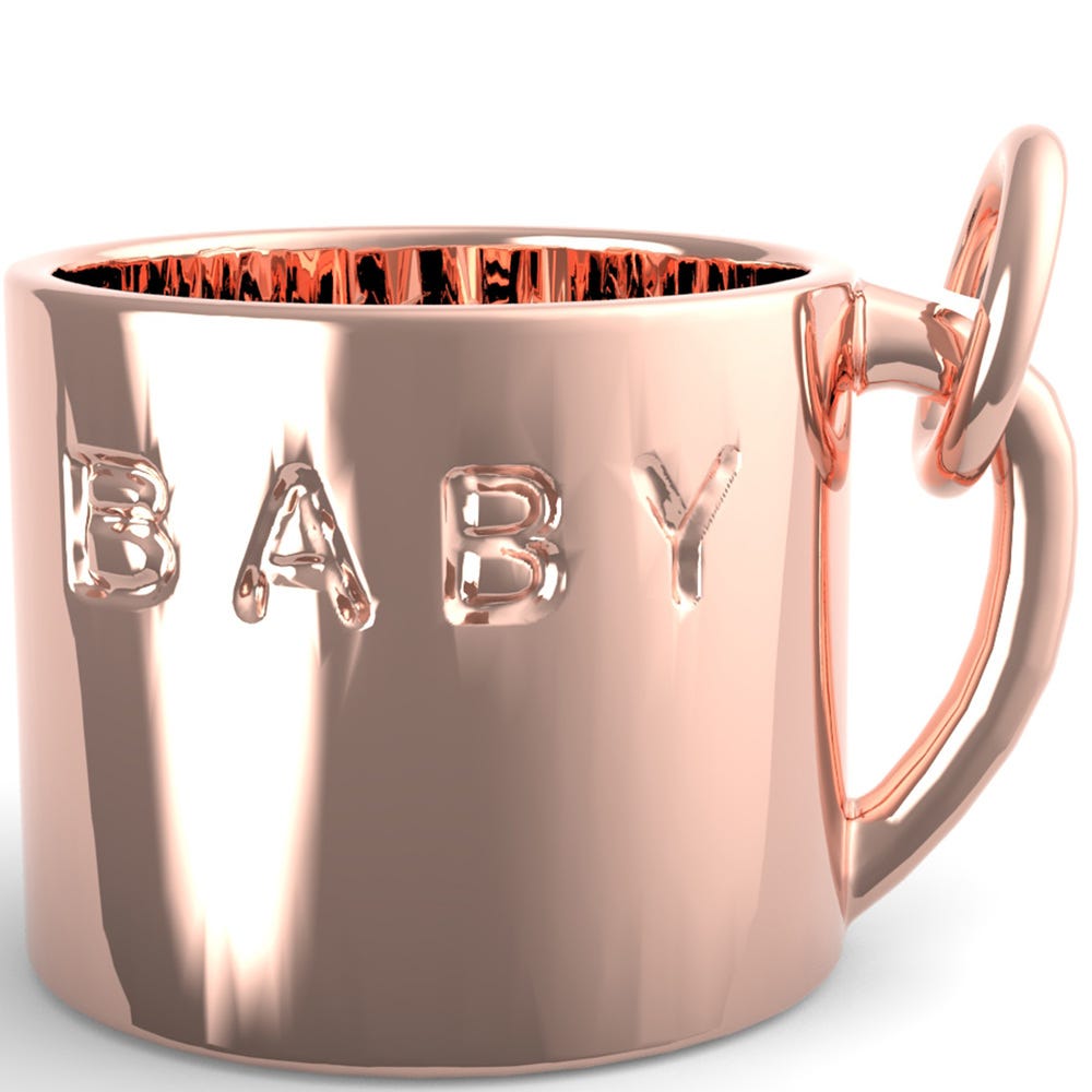 Inscribed Baby Cup Charm