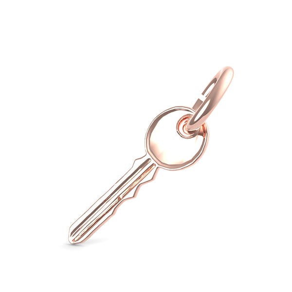 House Key Accent Charm