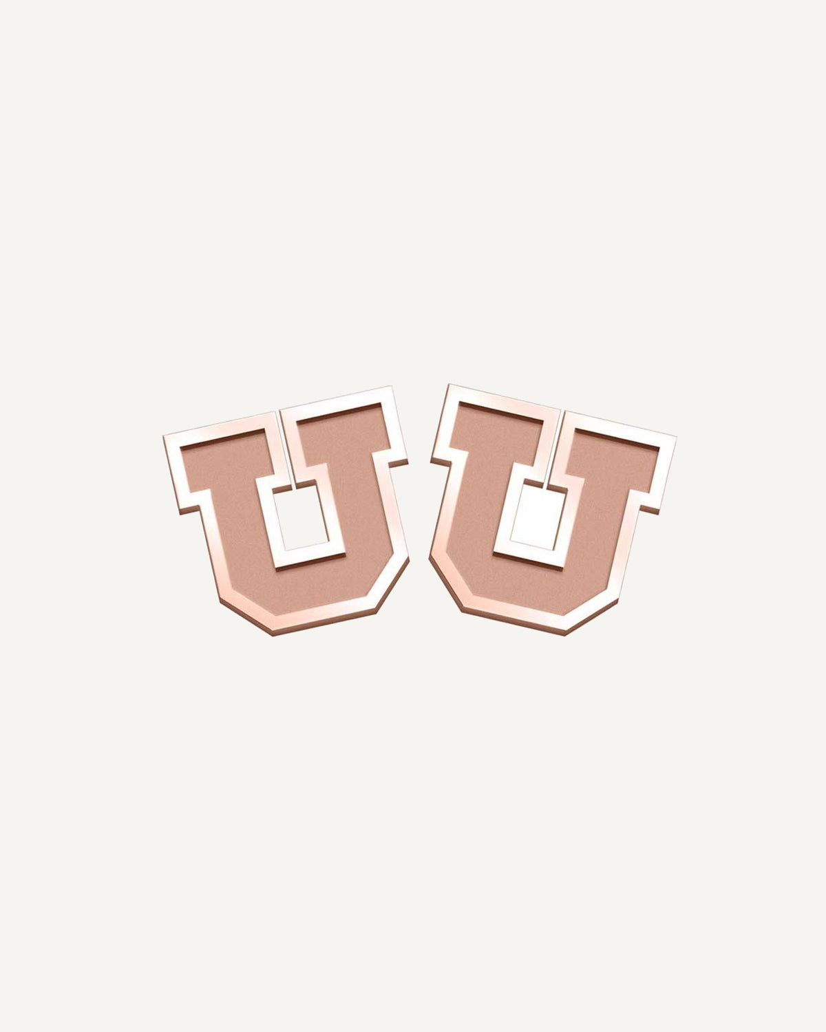 Pair of University of Utah Big U Cuff Links