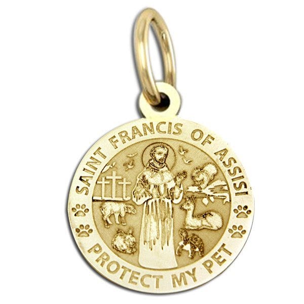 Saint Francis of Assisi - "Protect My Pet" Pet Tag