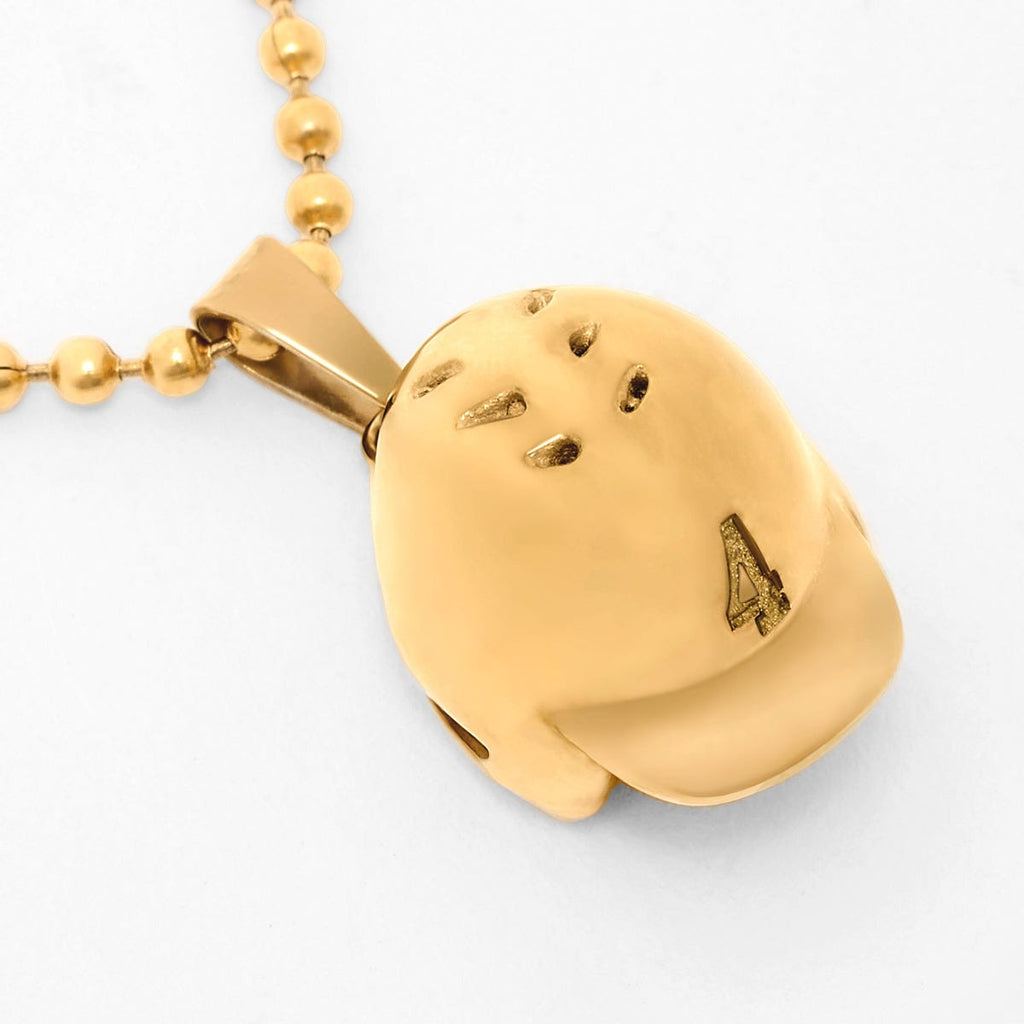 Personalized 3D Baseball Helmet Pendant with 18" Chain