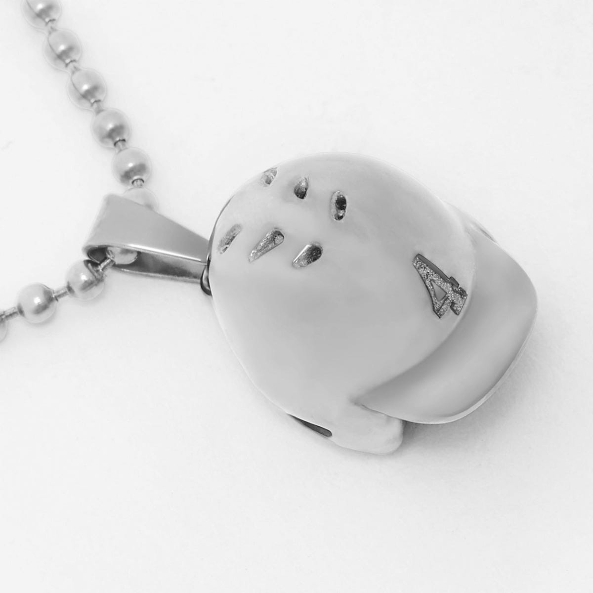Personalized 3D Baseball Helmet Pendant with 18" Chain