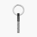 Personalized Fingerprint Vertical 3D Bar Keychain