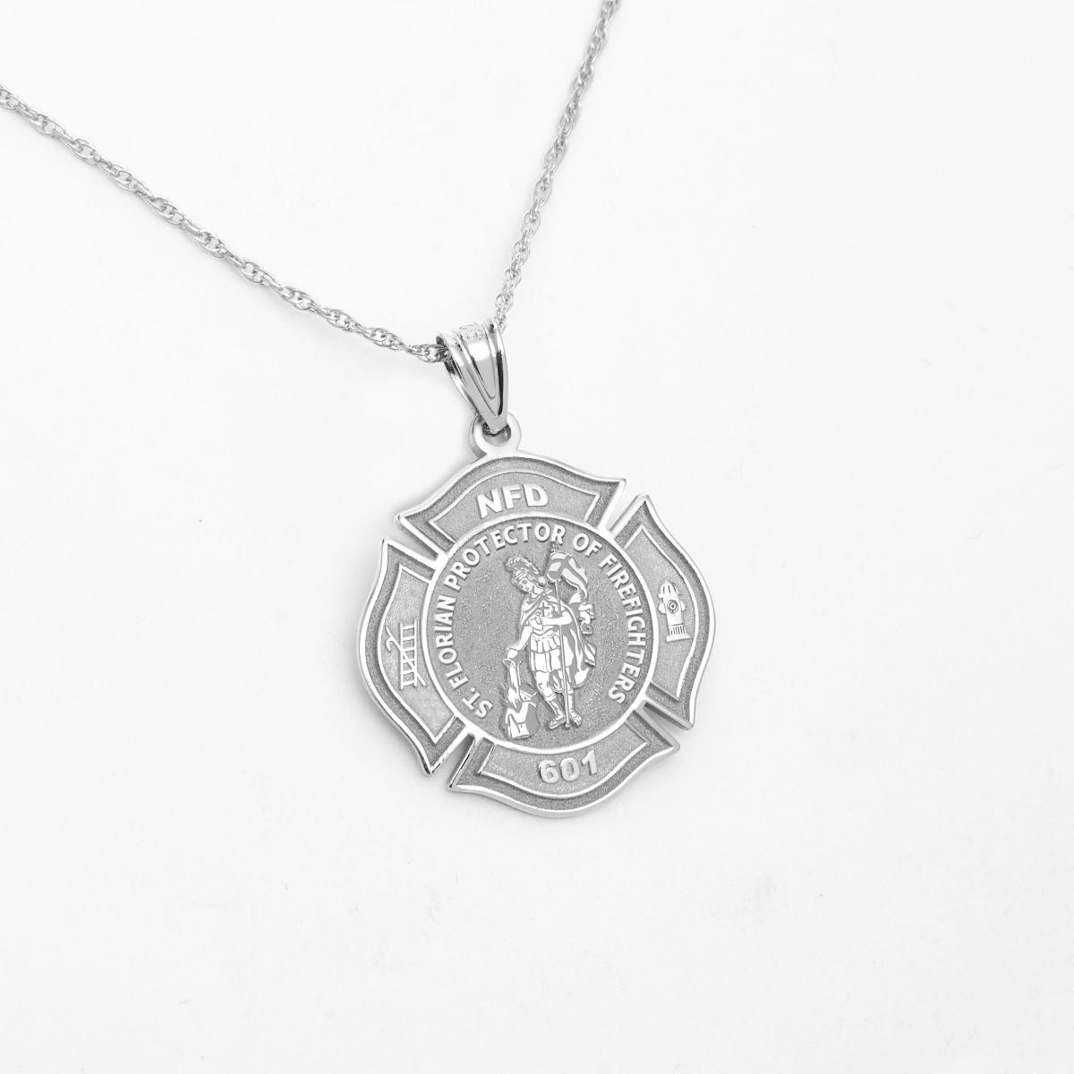 Customized Saint Florian Badge Religious Medal  "EXCLUSIVE"