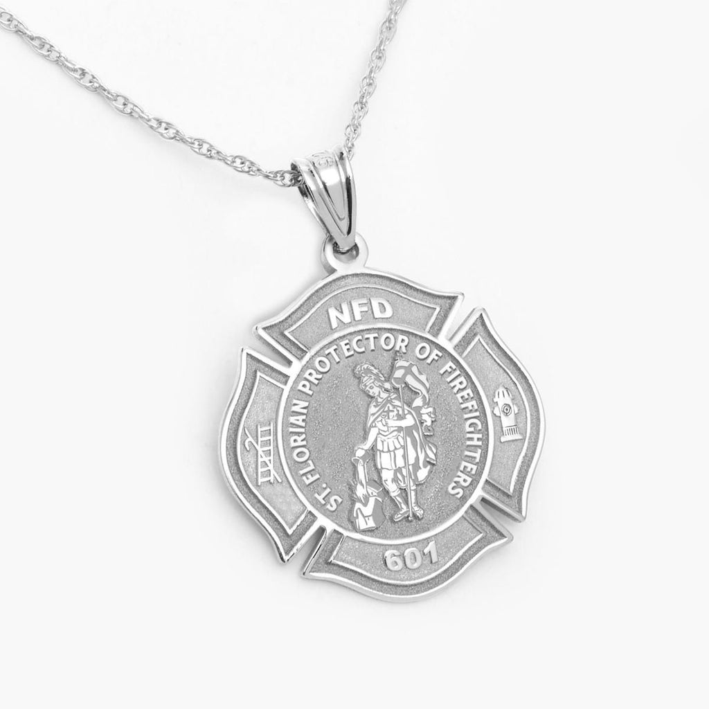 Customized Saint Florian Badge Religious Medal  "EXCLUSIVE"