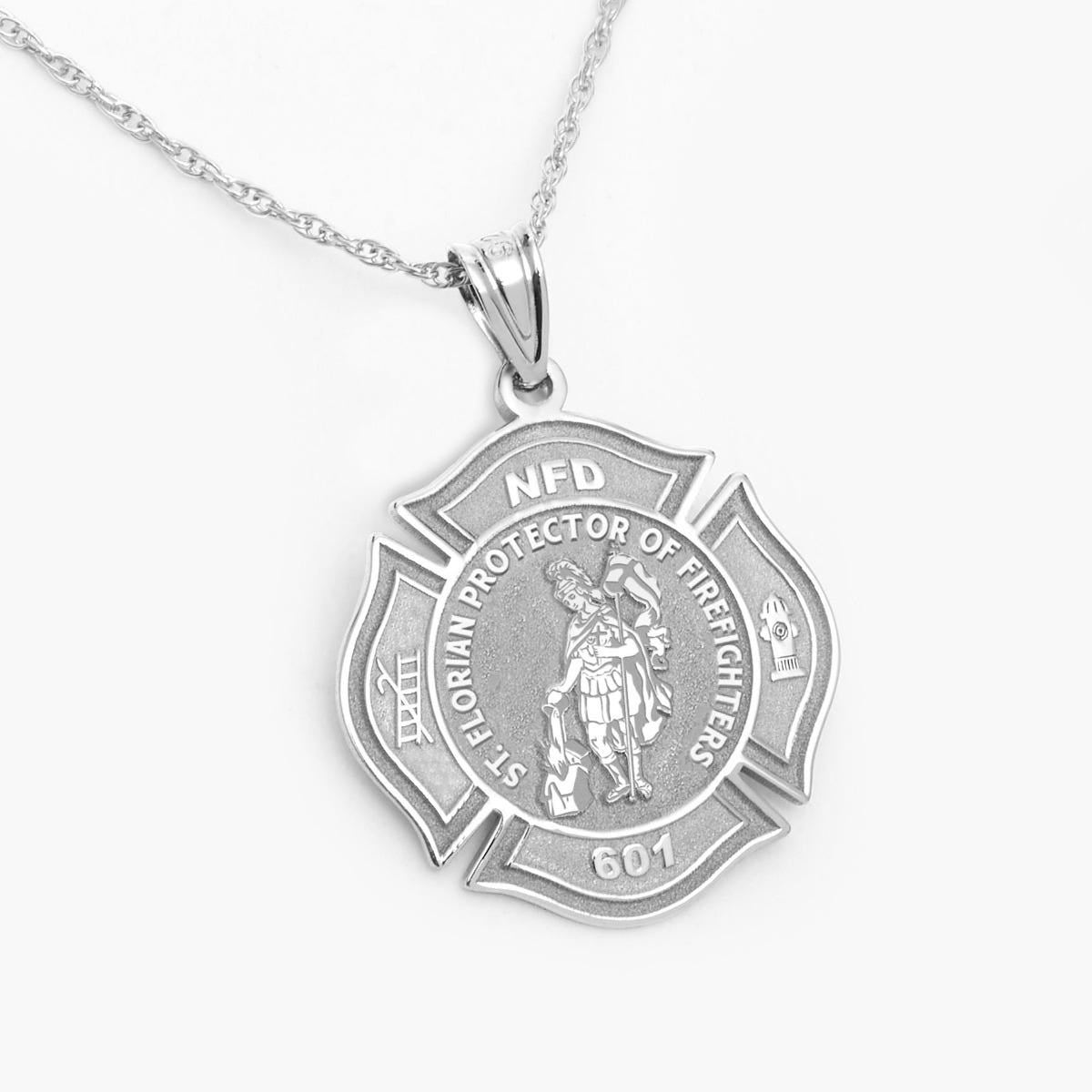 Customized Saint Florian Badge Religious Medal  "EXCLUSIVE"