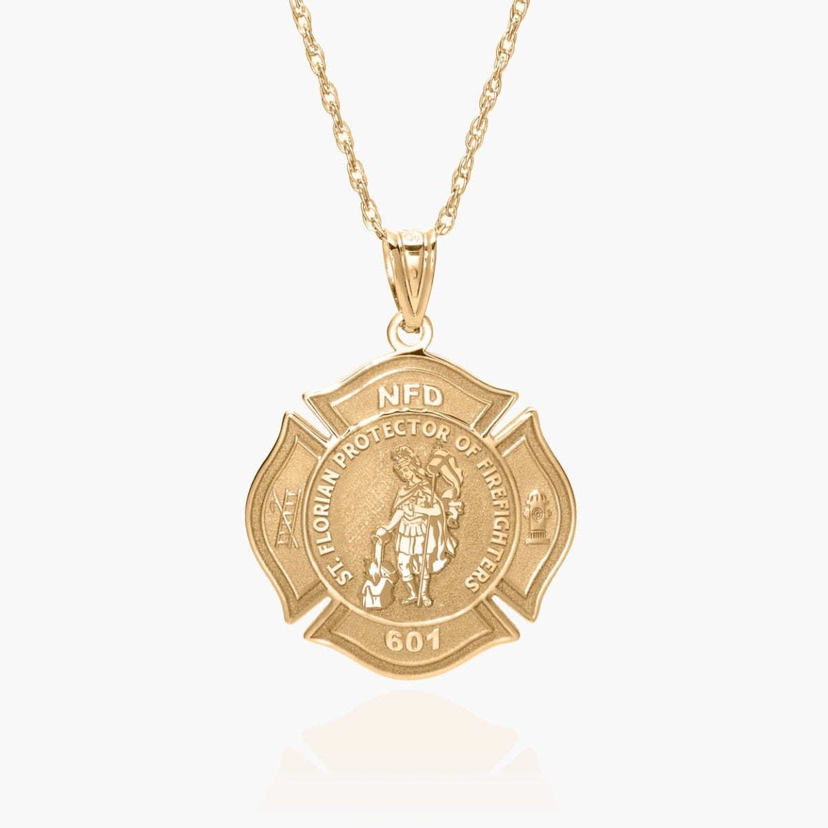 Customized Saint Florian Badge Religious Medal  "EXCLUSIVE"