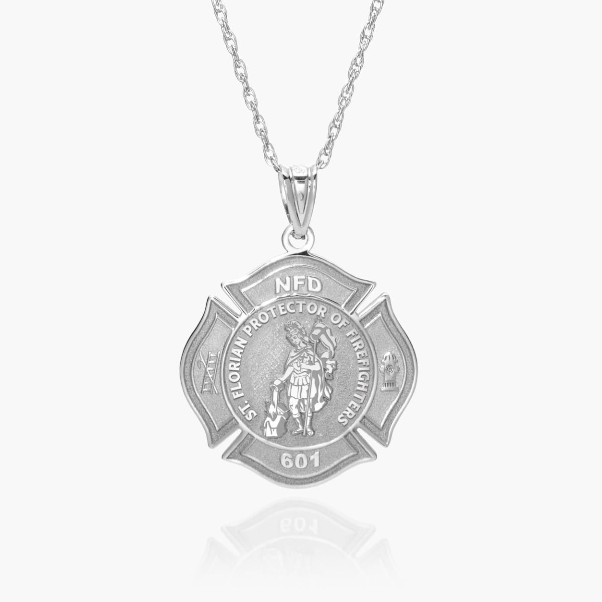 Customized Saint Florian Badge Religious Medal  "EXCLUSIVE"
