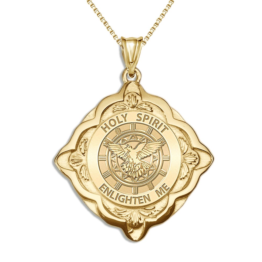 Holy Spirit Cathedral Round Religious Medal