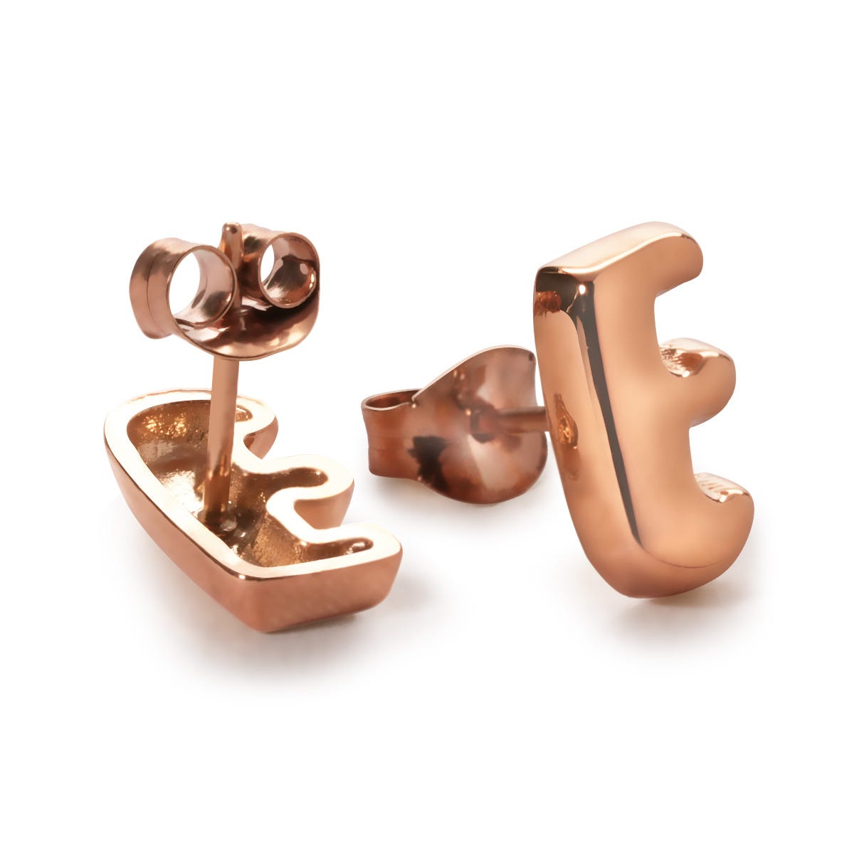 Pair of Helio Initial Earrings