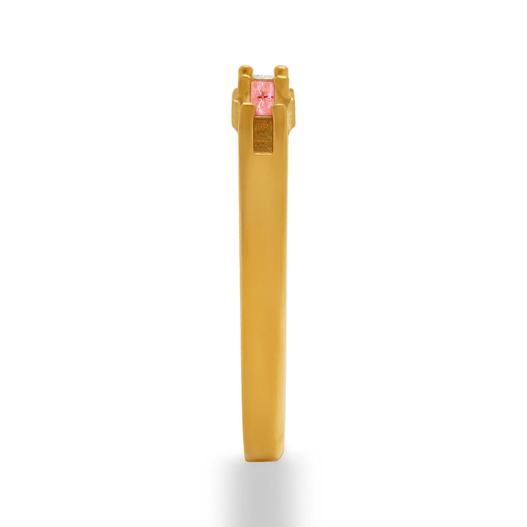 Three-Stone Baguette Birthstone Ring
