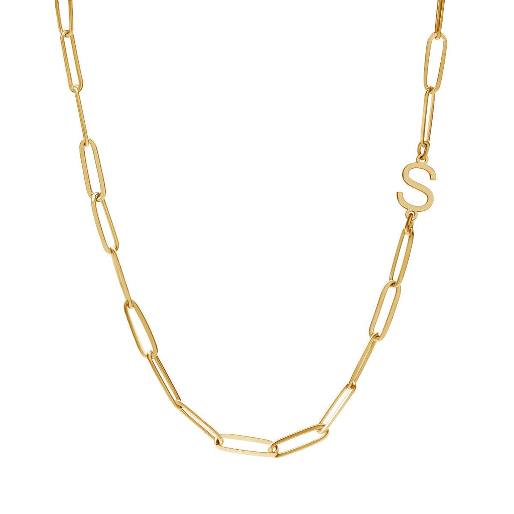 Paper Clip Chain With Initial