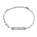 Paper Clip ID Handwriting Bracelet