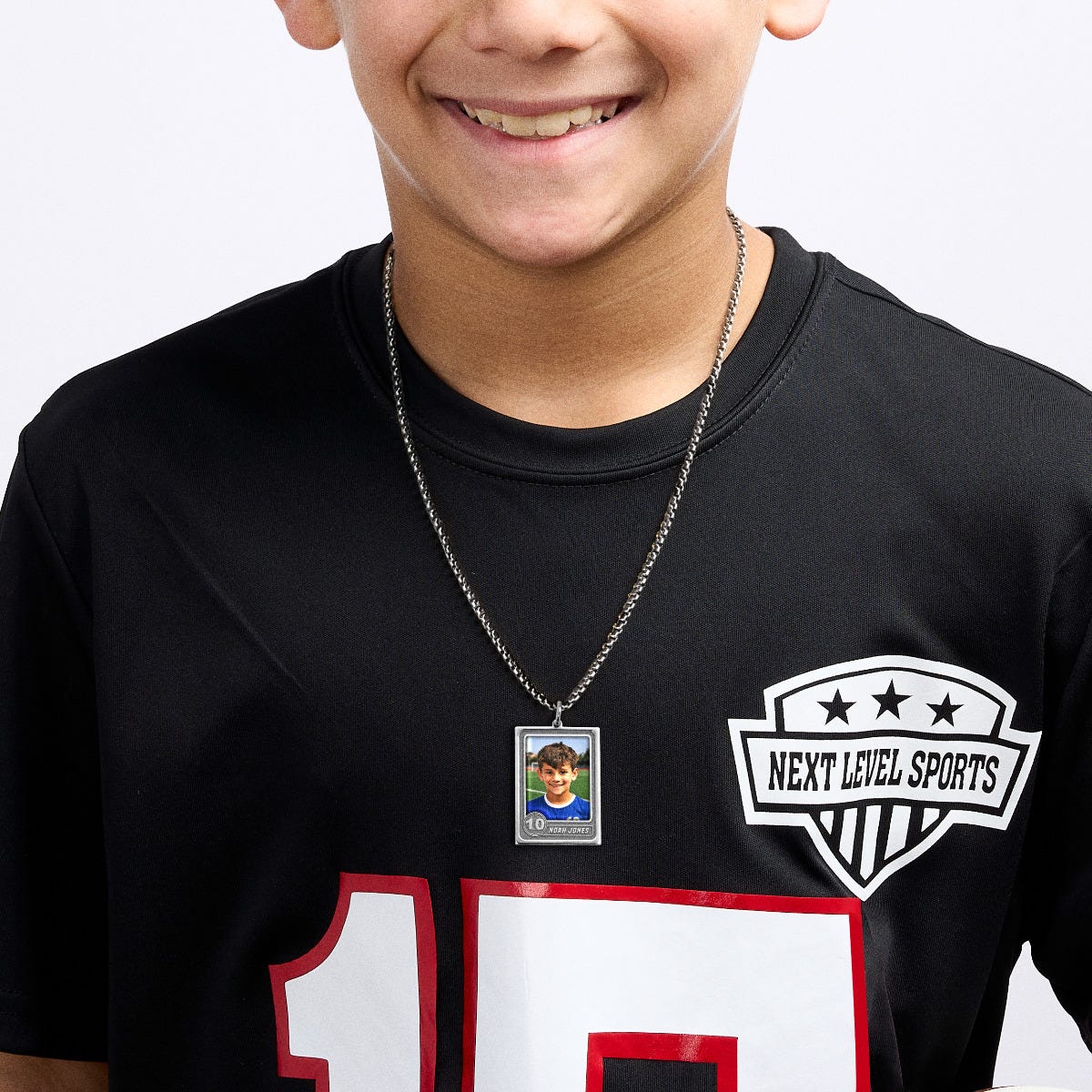 Exclusive Trading Card Style Photo Necklace
