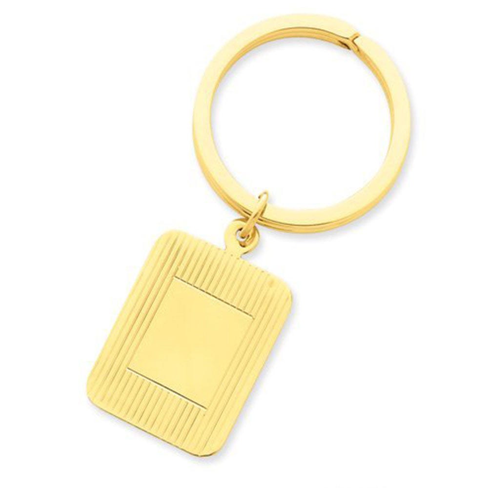 Engravable Rectangle Key Chain