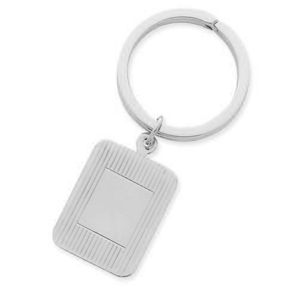 Engravable Rectangle Key Chain