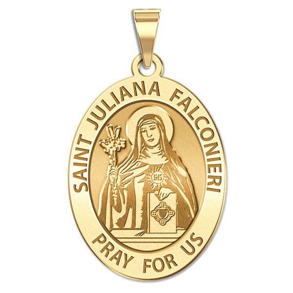 Saint Juliana Falconieri Religious Medal  "EXCLUSIVE"