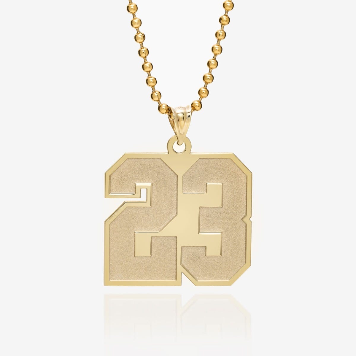 Sports Number Pendant Charm or Necklace