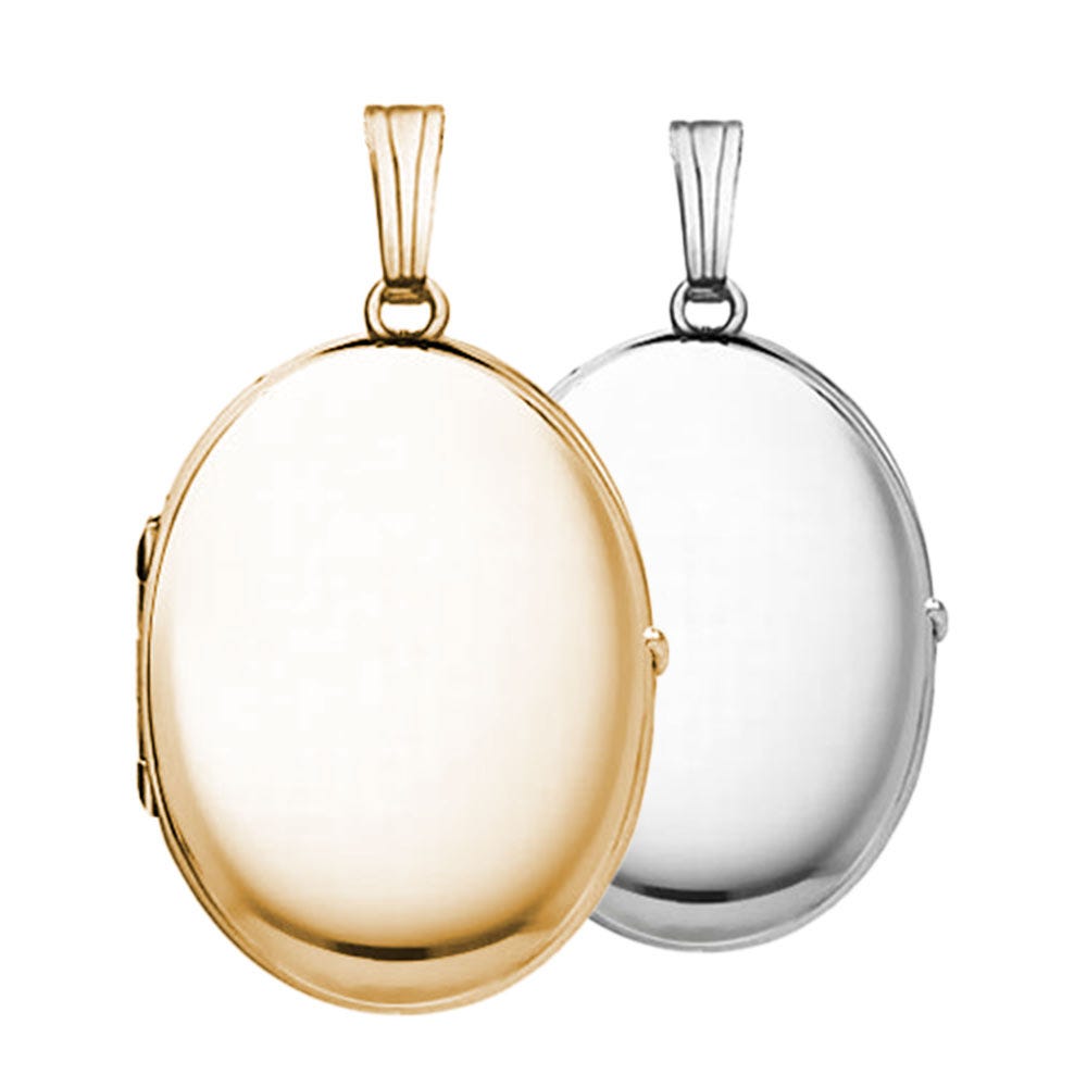Build Your Own 14K Gold 4-Picture Oval Locket