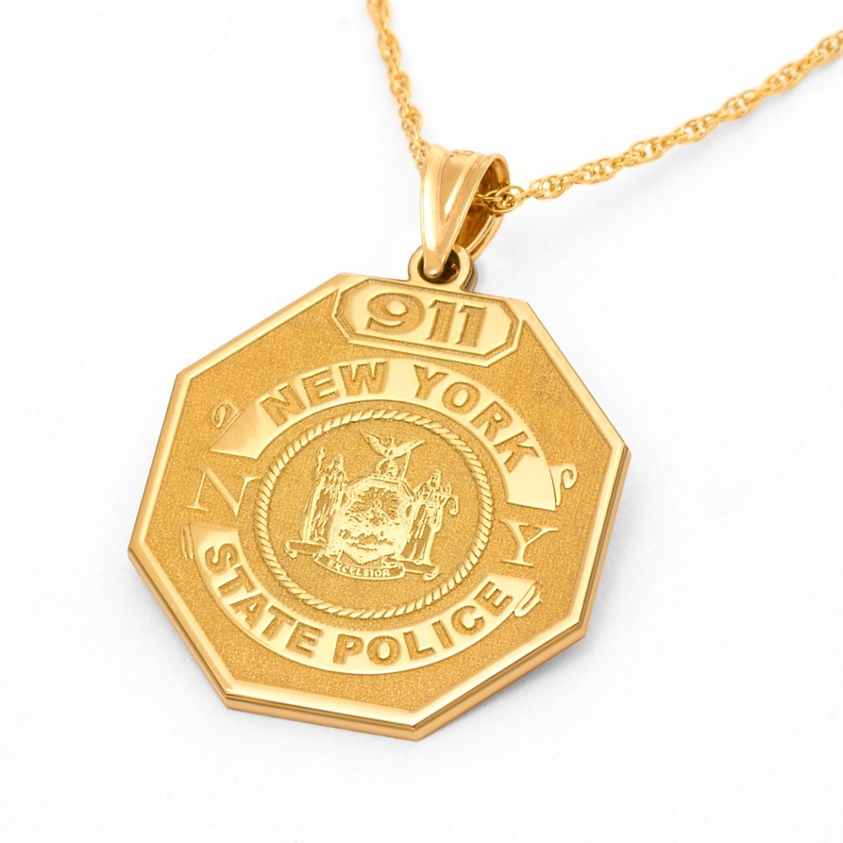 Personalized New York State Trooper Badge with Your Number